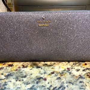 Kate Spade Shimmy Lola Continental Glitter Wallet